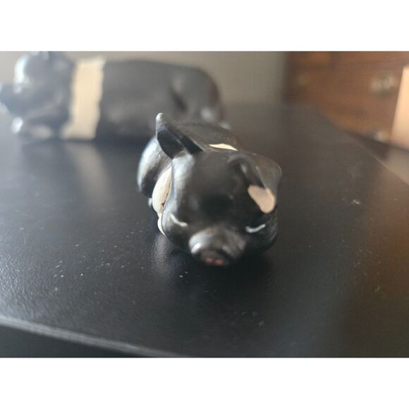 Ceramic Pig Sow & 3 Piglets Set of 4 Figurines Vintage Made in 1981 - Picture 3 of 13